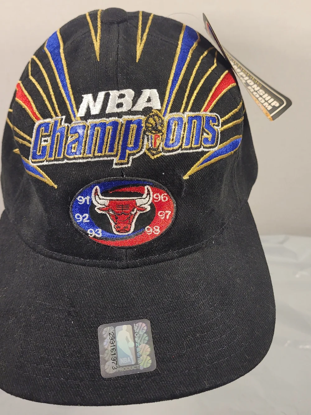 Vintage 1990s Chicago Bulls NBA Champions Locker Room Hat Starter  NWT